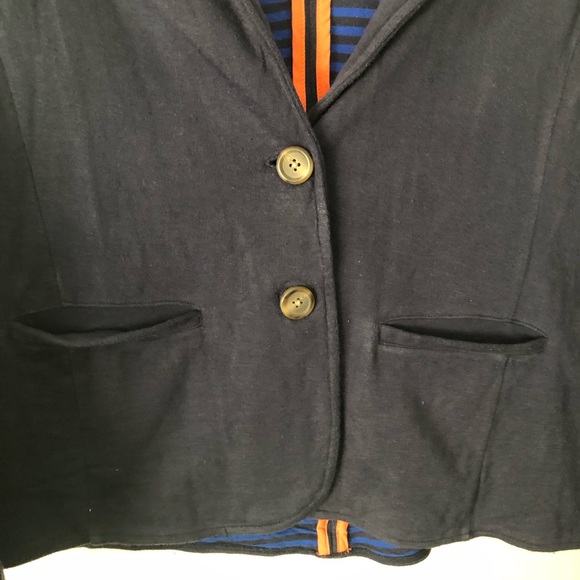 Merona Navy Blue Cotton Blazer [Size: XL] - Picture 5 of 5
